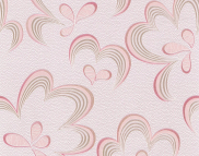 Вінілові шпалери на паперовій основі LS Аліна ВКП3-1175 рожевий 10,05 x 0,53 м