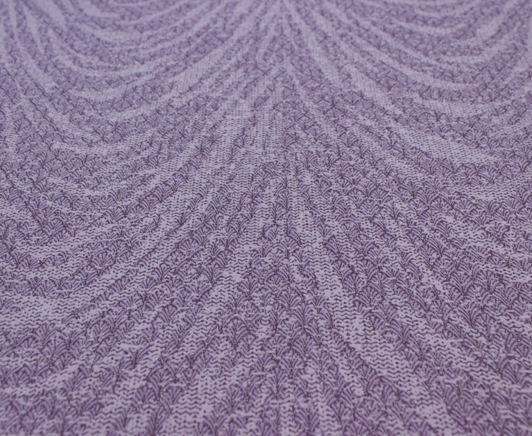 Виниловые обои на флизелиновой основе LS Ленкорань ДХН-1369/6 фиолетово-малиновый 10,05 x 1,06 м - 2