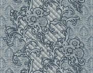 Вінілові шпалери на паперовій основі LS Симфонія ВКП5-1173 сіро-блакитний 10,05 x 0,53 м