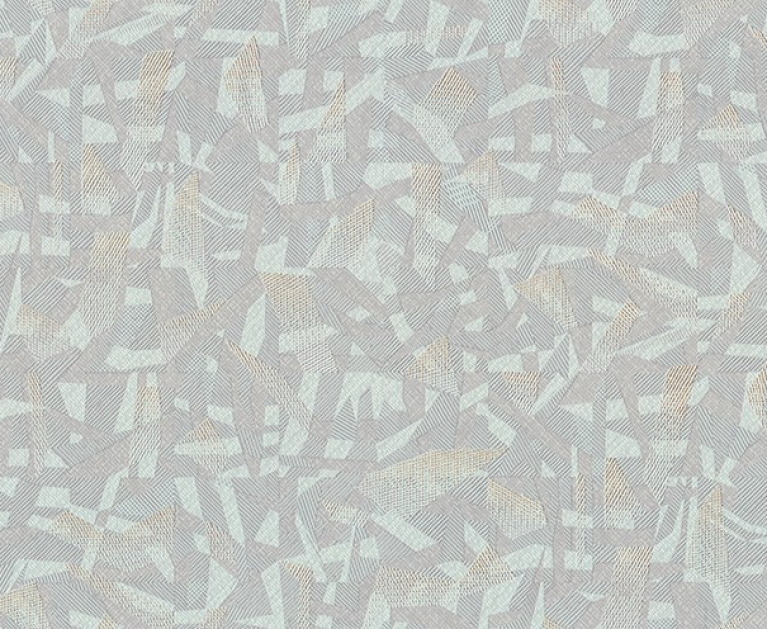 Вінілові шпалери на флізеліновій основі LS Твід ДХС-1418/4 кавово-блакитний 10,05 x 1,06 м - 1