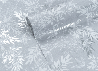 Вінілові шпалери на флізеліновій основі LS Кашемір ДХV-1594/5 сірий 10,05 x 1,06 м