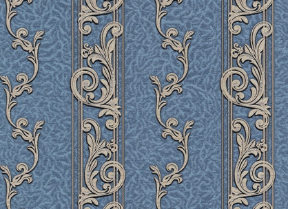 Вінілові шпалери на флізеліновій основі LS Есмеральда ДХС-1323/6 сіро-синій 10,05 x 1,06 м