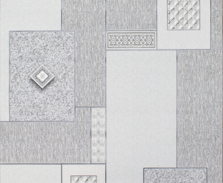 Миючі вінілові шпалери на паперовій основі LS Торонто МНК5-1051 сіро-чорний 10,05 x 0,53 м - 2