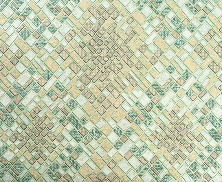 Моющиеся виниловые обои на бумажной основе LS Джанго МНК 3-1059 зеленый 10,05 x 0,53 м - 2