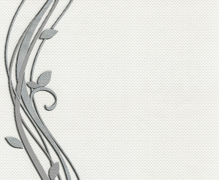 Вінілові шпалери на паперовій основі LS Амріа ВКС5-1302 біло-сіро-сріблястий 10,05 x 0,53 м - 1