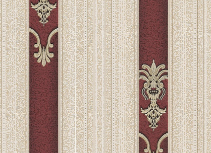 Вінілові шпалери на паперовій основі LS Ізмір ВКV4-1118 бордовий 10,5 x 0,53 м