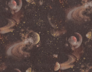Вінілові шпалери гарячого тиснення LS Космос ЭШТ6-1351 коричневий 10,05 x 1,06 м