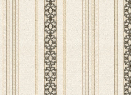 Вінілові шпалери на флізеліновій основі LS Краків ДХС-1321/5 біло-золотистий 10,05 x 1,06 м
