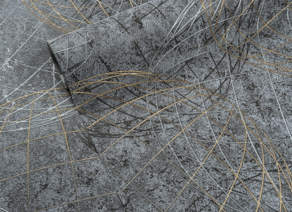 Вінілові шпалери на флізеліновій основі LS Sphere ДХС-1584/5 чорний 10,05 x 1,06 м