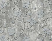 Вінілові шпалери на паперовій основі LS Ліана ВКП4-1177 сіро-сріблястий 10,05 x 0,53 м