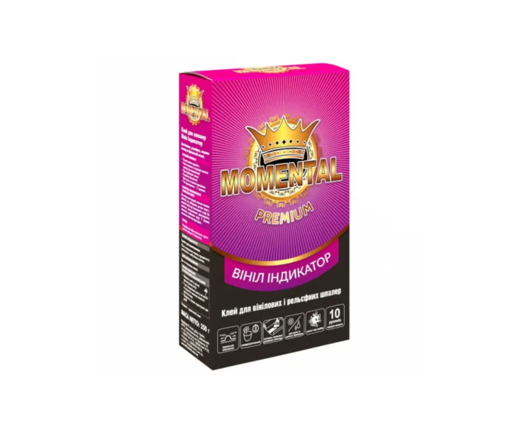 Клей шпалерний МОМЕNТAL PREMIUM вініл індикатор 250г - 1