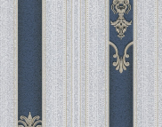 Вінілові шпалери на паперовій основі LS Ізмір ВКV5-1118 синій 10,05 x 0,53 м