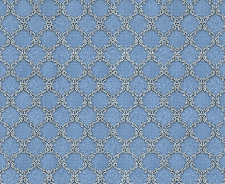 Вінілові шпалери на флізеліновій основі LS Тіфані ДХС-1312/4 блакитний 10,05 x 1,06 м - 1