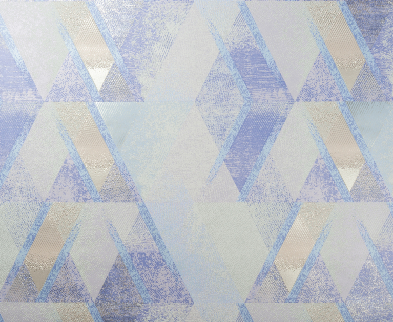 Вінілові шпалери на флізеліновій основі LS Фінляндія ДХС-1472/5 блакитно-фіолетовий 10,05 x 1,06 м - 2