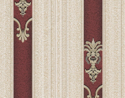 Вінілові шпалери на паперовій основі LS Ізмір ВКV4-1118 бордовий 10,05 x 0,53 м