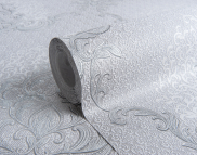 Вінілові шпалери на флізеліновій основі LS Дамір ДХV-1486/5 сірий 10,05 x 1,06 м