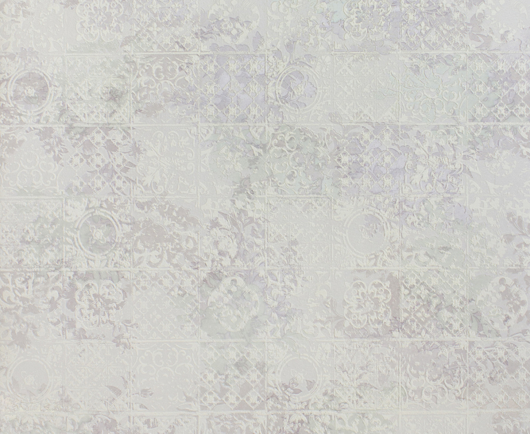 Миючі вінілові шпалери на паперовій основі LS Ненсі МНК 2-1293 сіро-м'ятний - 2