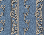 Вінілові шпалери на флізеліновій основі LS Есмеральда ДХС-1323/6 сіро-синій 10,05 x 1,06 м
