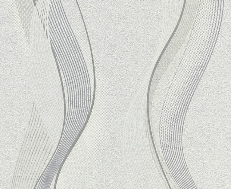 Вінілові шпалери на паперовій основі LS Данія ВКС 4-1331 біло-сріблястий 10,05 x 0,53 м - 1